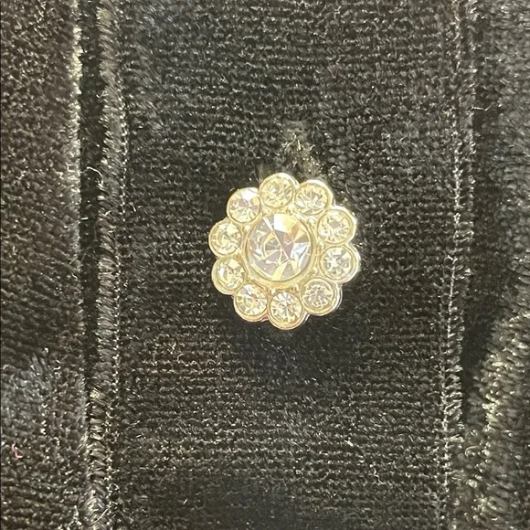 Zara Black Velvet Dress with Rhinestone Sparkle Accents - Picture 4 of 5